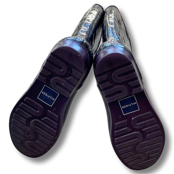 Tommy Hilfiger Women's Vintage Black Rain Boot • Size 6 - Picture 11 of 14